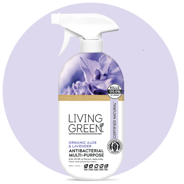 Certified Natural Multipurpose with Organic Lavender and Aloe Vera